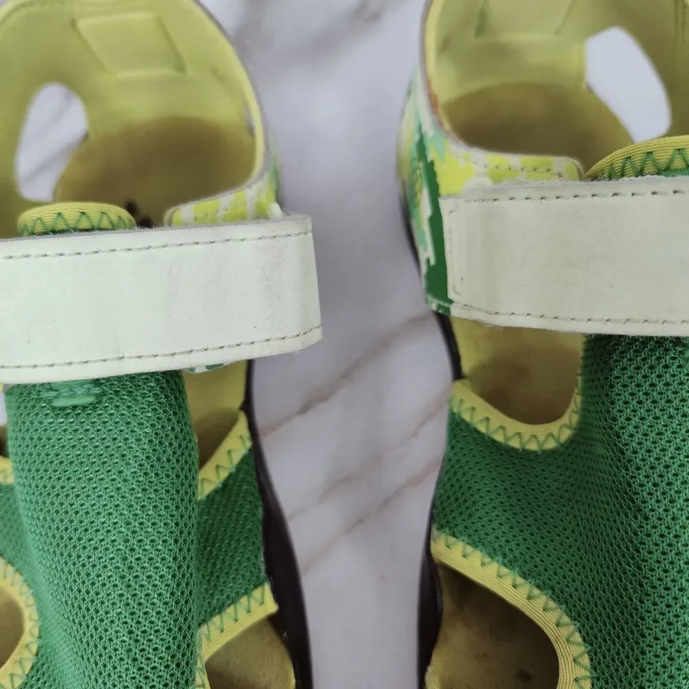 LEGO x Adidas GS Terrex Captain Toey J 'Core Green Glow' Sports Sandals, 4